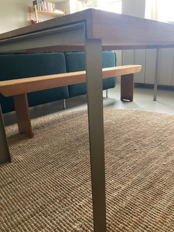 Image 1 of Metaform dining table 220 x 90 oak industrial