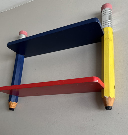 Vintage Pierre Sala potloodrek Memphis stijl jaren 80