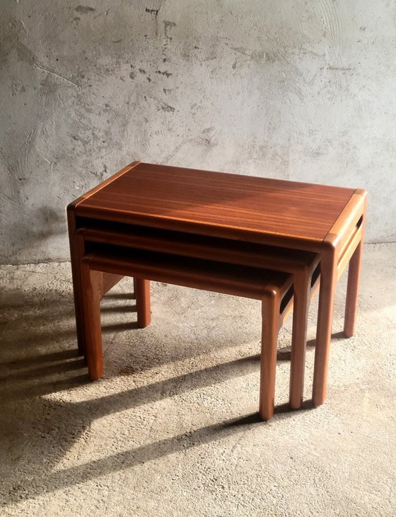 Image 1 of Set di nidificazione danese vintage in teak