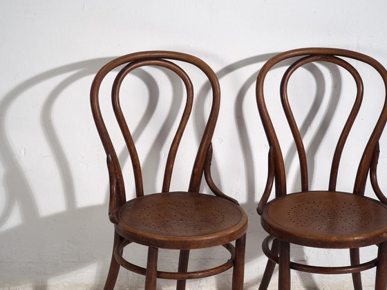 Pair of antique Viennese chairs (c.1920). Set of 2 pieces #2 – Dining chairs (photo 14 of 40)