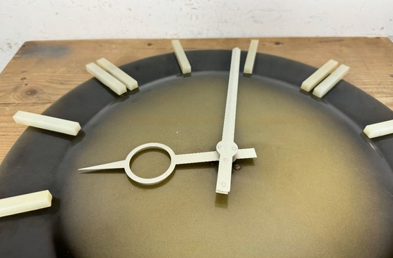 Image 1 of Industrial Office Wall Clock from Pragotron, 1970s