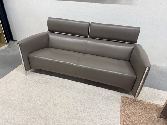 Image 1 of Sofá de cuero de 3 plazas Leolux Goncharov 203