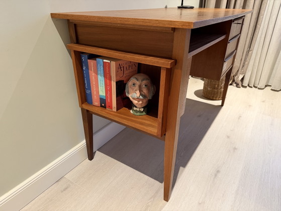Vintage Wooden Desk / Writing Desk / Retro Desk (photo 10 of 10)