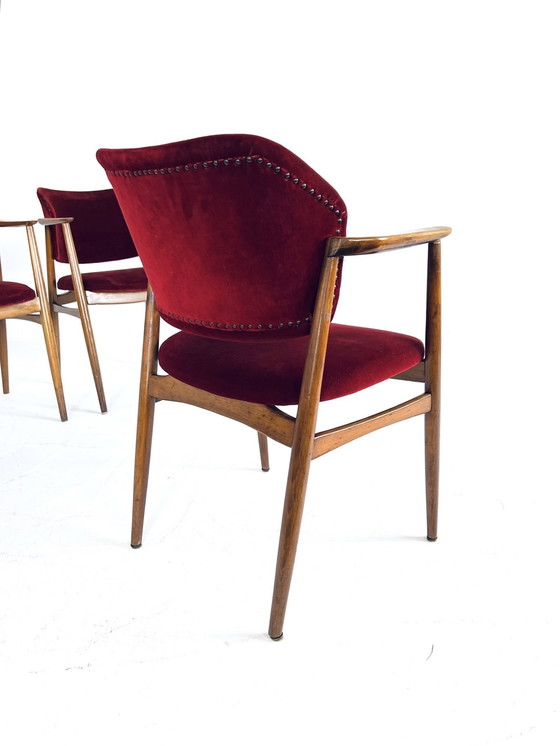 Image 1 of 4x Vintage Eetkamerstoel Spahn Stadlohn, Jaren ‘60