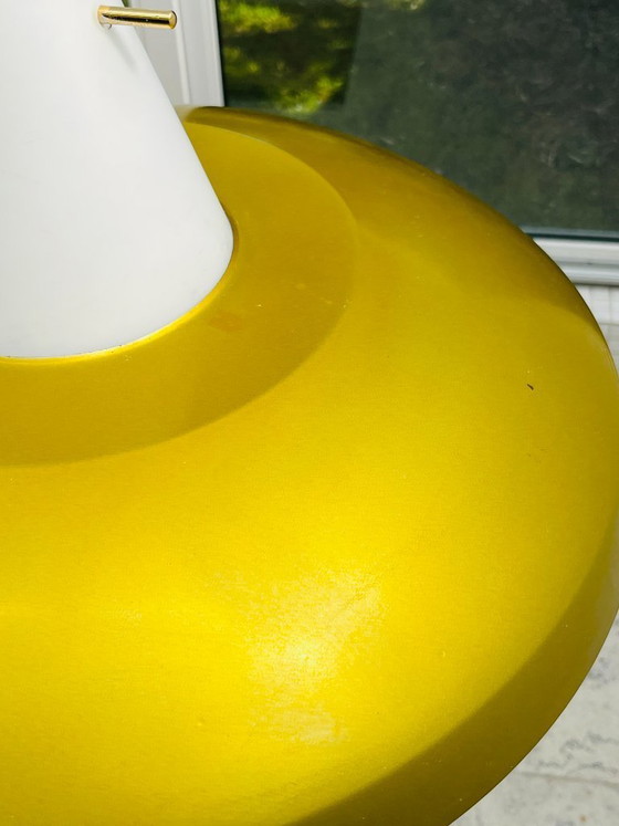 Image 1 of Philips Vintage Louis Kalff Style Pendant Lamp Mustard
