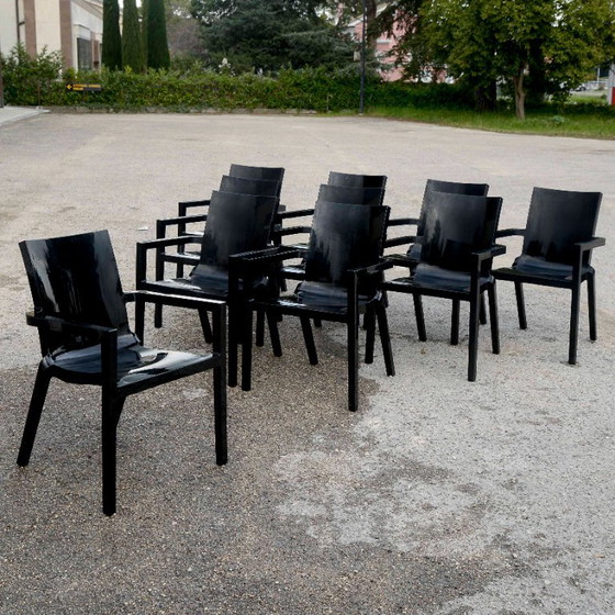 Set 10 Sedie Driade Deville Sedia Poltroncina By Christophe Pille – Poltrone, Plastica (photo 5 of 13)