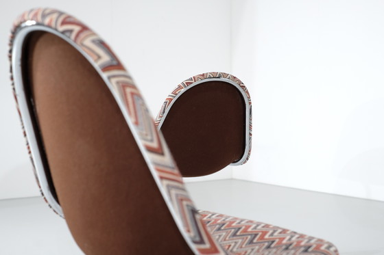 Image 1 of Maia" set of chairs by Giotto Stoppino for Bernini, Italy 1970s