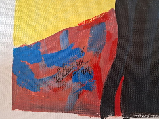 Image 1 of Alberto Ricardo - Rostro India - Artist's canvas under glass