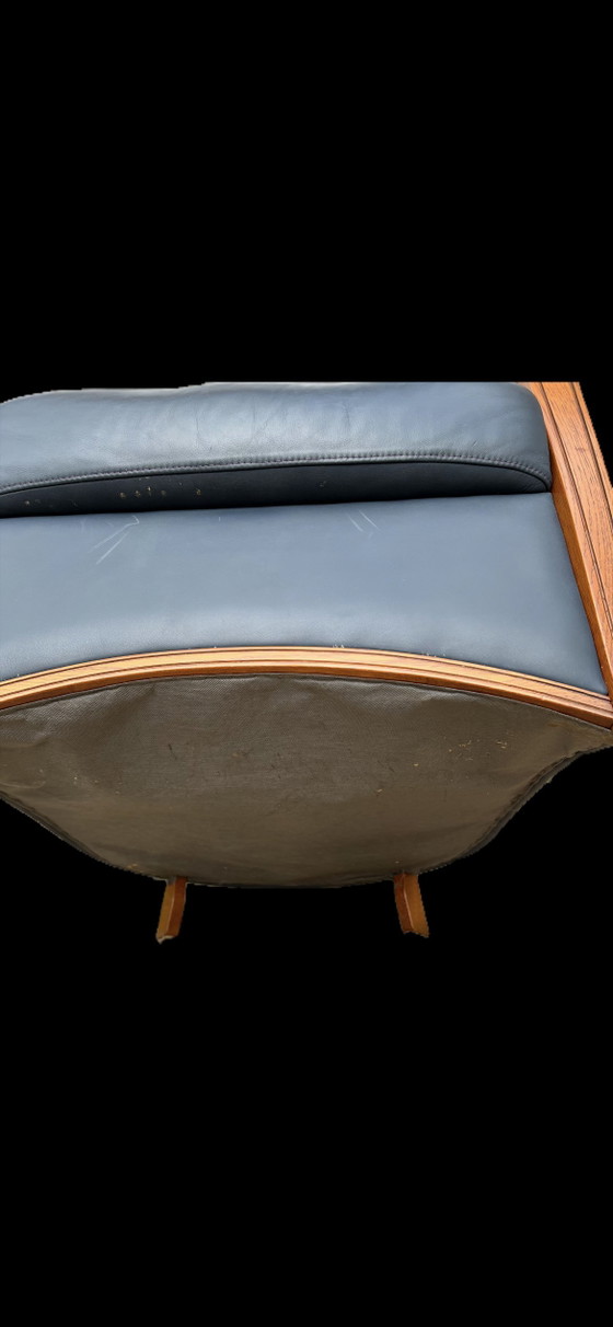 Image 1 of Jugendstil leder fauteuil 