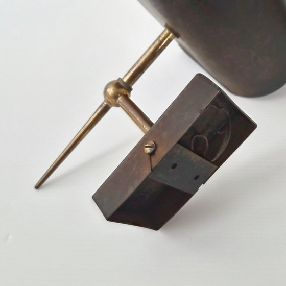 Image 1 of Pair of vintage 1950s wall sconces to be restored, signed M.D. DLG Pierre Guariche