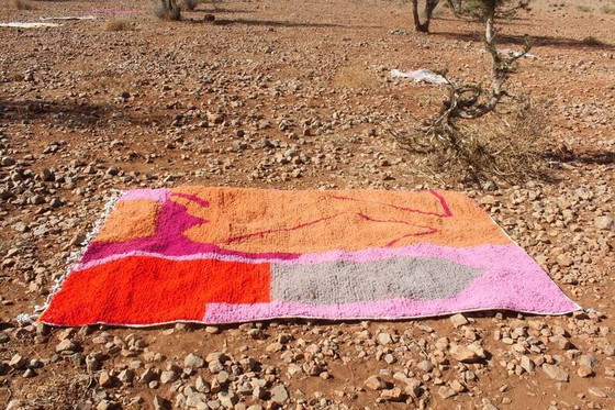Alfombra bereber tradicional hecha a mano 200cm x 300cm – Wool (photo 4 of 9)