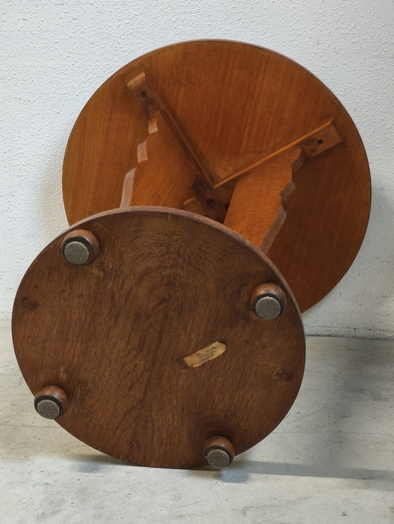 Image 1 of Fa. Poessée bijzettafel Amsterdamse School stijl