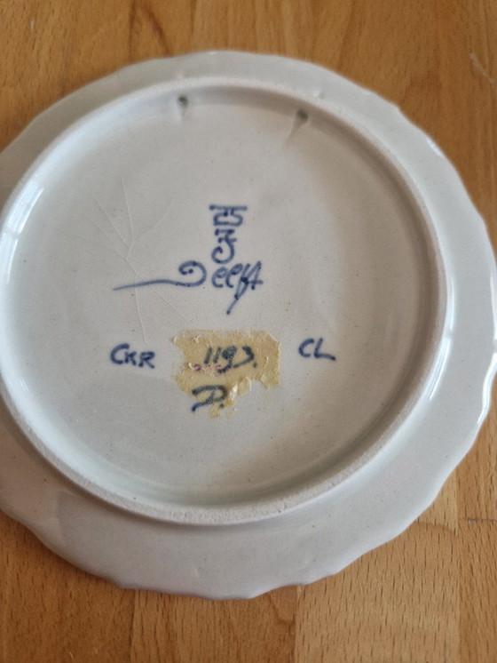 Image 1 of Tre piatti decorativi ceramica  Delft