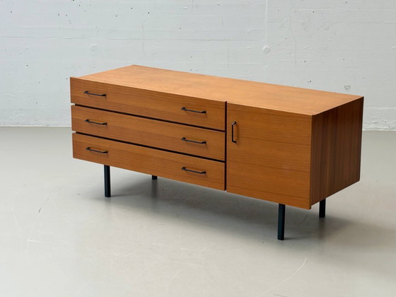 Image 1 of Scandinavian mid-century teak lowboard with drawers