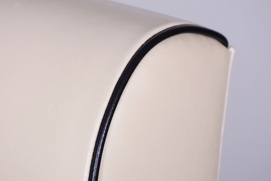 Gerestaureerde Bauhaus-fauteuil, van Mücke-Melder, nieuwe bekleding, Tsjechisch, jaren dertig – Metal, Chrome (photo 4 of 11)