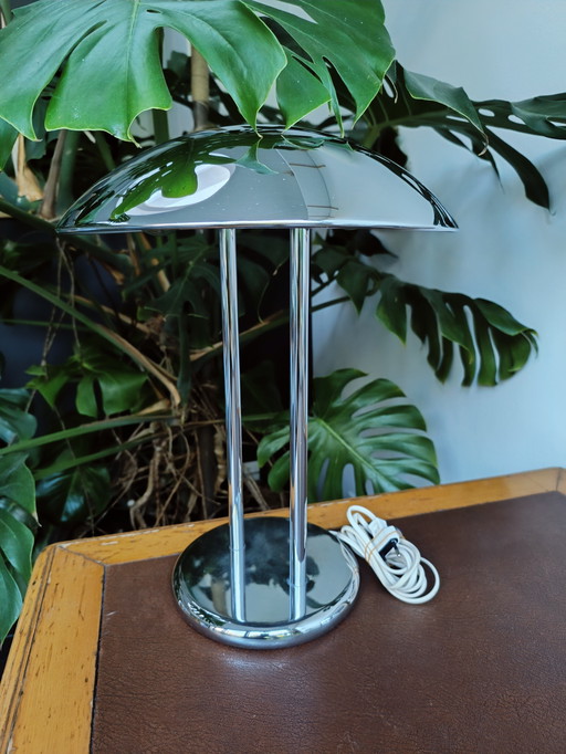 Lampe champignon chromée Ikea