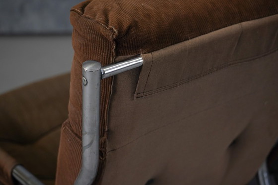 Image 1 of Fauteuil en sofa set uit het midden van de 20e eeuw, ontworpen door Gillis Lundgren, Ikea Zweden, jaren 70.