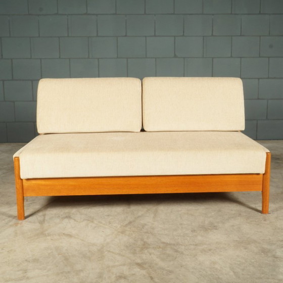 Image 1 of Ensemble de bancs pliants danois – Den Blaa Fabrik – 1960