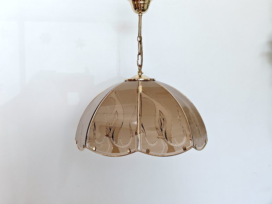 Image 1 of Vintage Glass Pendant Light