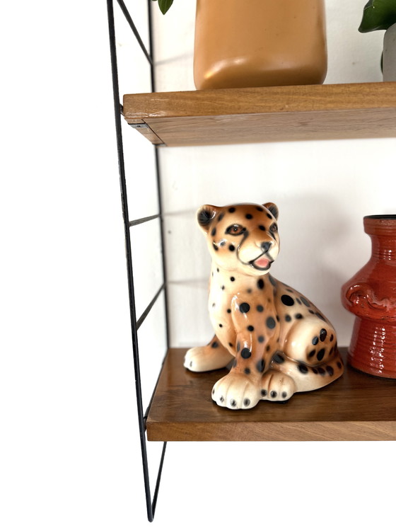 Image 1 of Étagère murale vintage en teck, WHB Allemagne '60