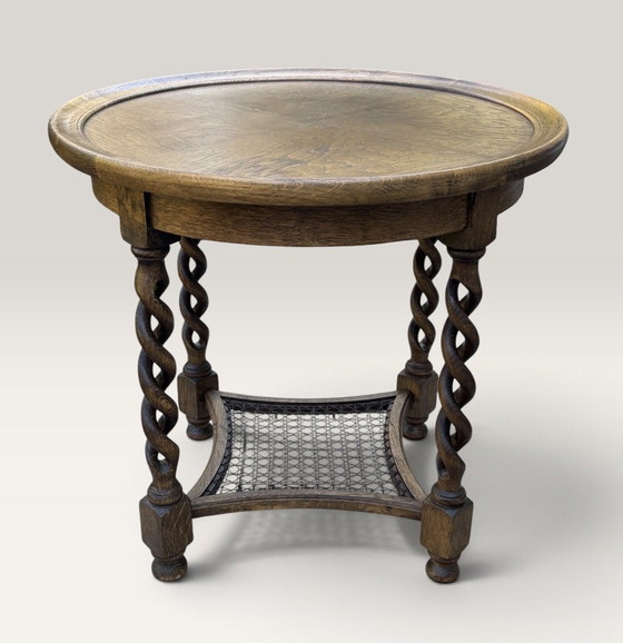 Antiker Beistelltisch | Durchbrochene Barleytwist-Beine | Selten | England | 1900-1920 – Beistelltische (photo 5 of 15)