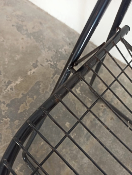 3 X Vintage Niels Gammelgaard Voor IKEA Aland Klapstoelen – Metal (photo 14 of 15)