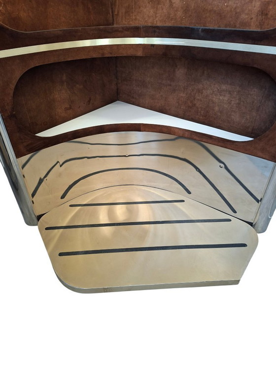 Image 1 of Iconico Mobile Bar di Design – Stile Willy Rizzo, Anni '70