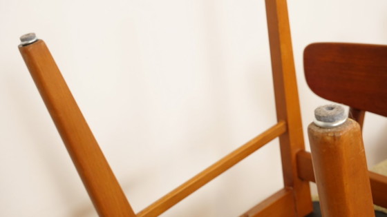 Image 1 of 6 x Dining Chair | Farstrup | Model 210 | Newly upholstered | Green