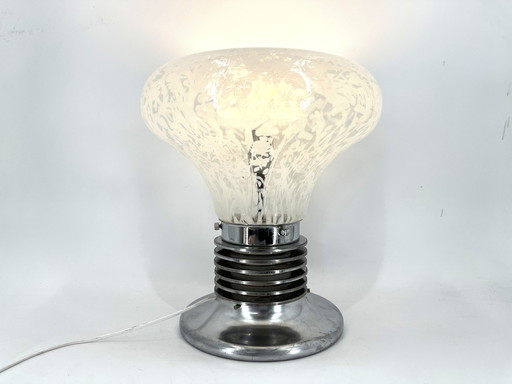 Vintage 'gloeilamp' tafellamp van Mazzega, 1970