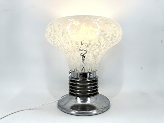 Image 1 of Lampe de table vintage "ampoule" par Mazzega, 1970