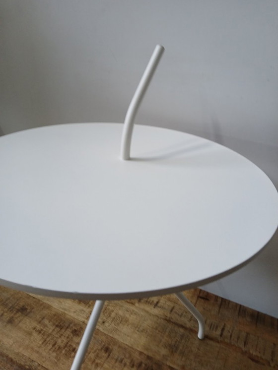 Image 1 of 1x Tavolino laterale triplo Bert Plantagie, bianco