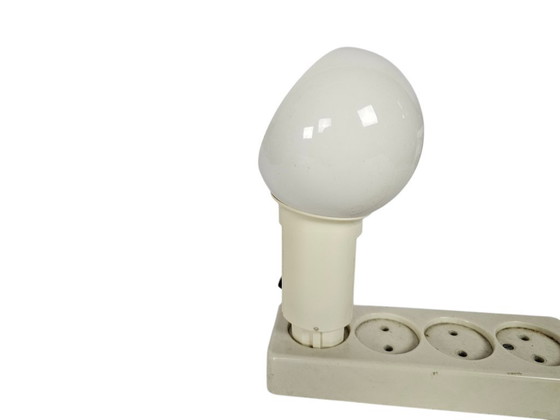 Plug-in lamp with spherical shade, cream, Vrieland design, Table lamps, Plastic, Creme (photo 4 of 5)