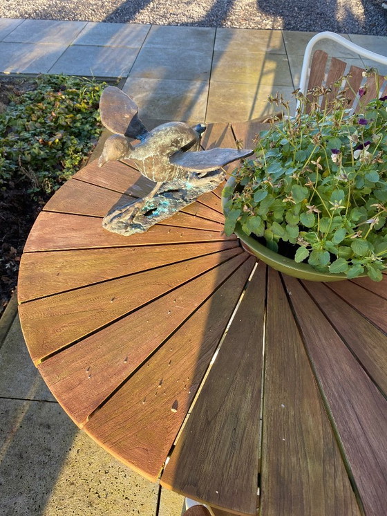 Image 1 of Scultura in bronzo Uccello: gallinella d'acqua