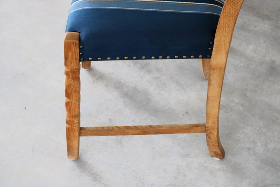 Image 1 of 4x brutalistische dänische Esszimmerstühle