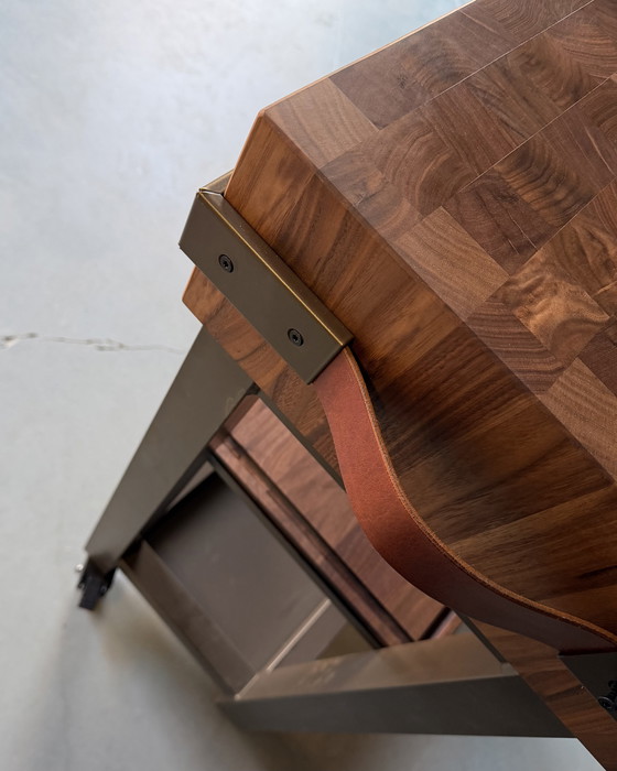 Image 1 of BINCKY VD15 – TROLLEY BUTCHER BLOCK 70X35CM