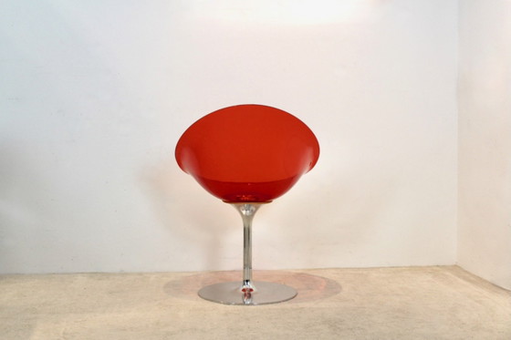 Philippe Starck per Kartell, Sedia Eros Arancione, Italia, Poltrone relax, Rosso, Postmodern (foto 9 di 10)