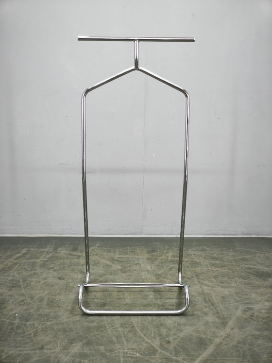 Image 1 of Mücke Melder Bauhaus Chrome Valet Stand, Czechoslovakia 1930s