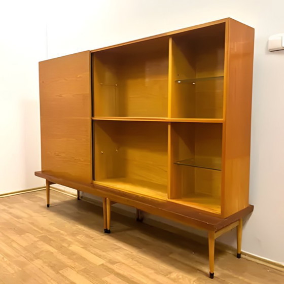 Image 1 of Meuble/bibliothèque rétro, style bruxellois, années 1960