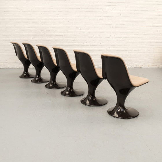 Herman Miller Orbit Eetkamerset 60's – Wood, Plastic (photo 5 of 22)
