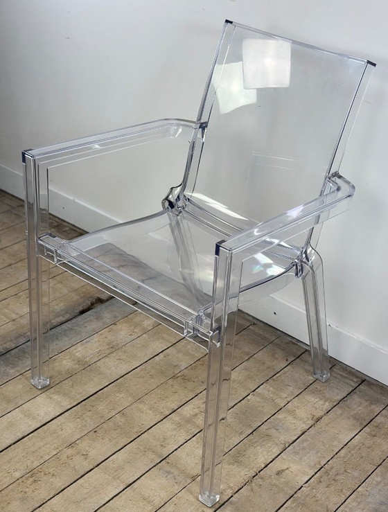 Image 1 of Vintage Italiaanse Driade fauteuils (set van 4) uit de jaren 80.