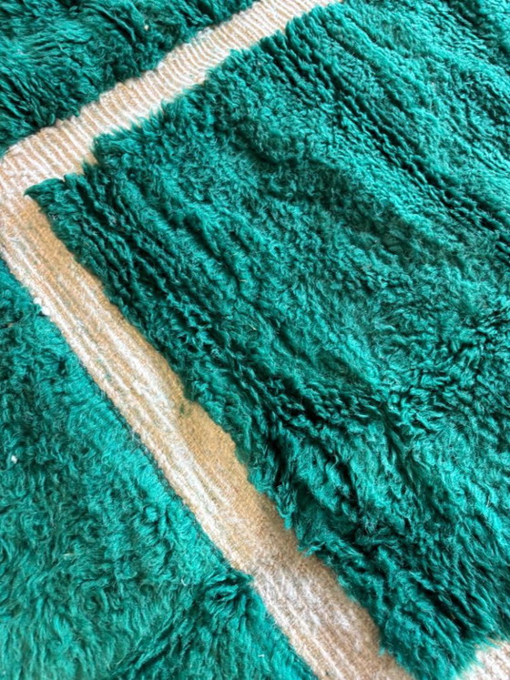 Image 1 of Marokkaans modern groen tapijt 2,5 x 1,6 m