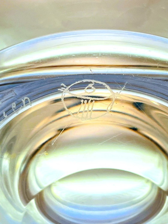 Image 1 of Rare millésime suédois- Bertil Vallien - IKAROS- grand bol des années 1960