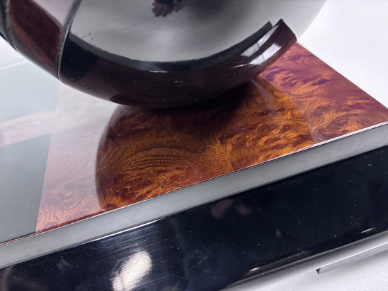 Image 1 of Vintage glass coffee table