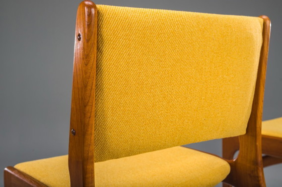 Image 1 of Mid Century Modell 89 Esszimmerstühle, Erik Buch zugeschrieben, Satz von 4