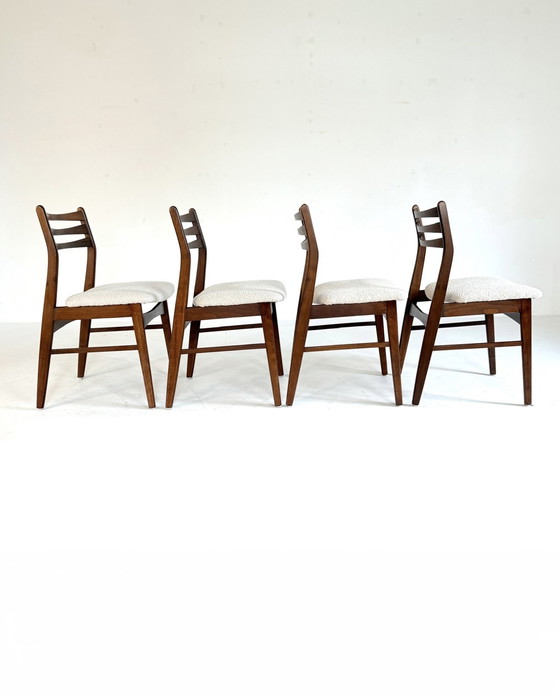 Image 1 of 4x restored dining room chair, Falsled Møbelfabrik '60