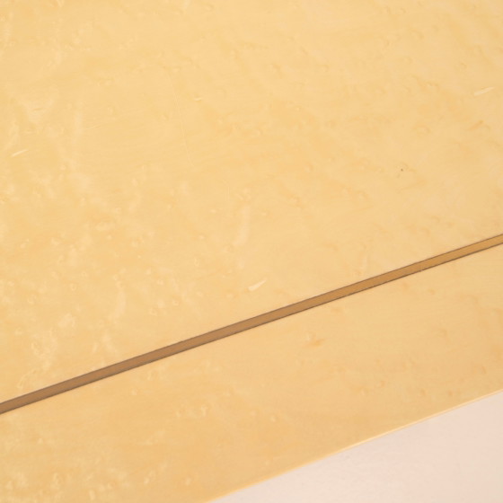 Gianluigi Gorgoni Italienische Ahornmaser- und Messing-Nachttische für Fratelli Turri – Brass, Italian Design (photo 9 of 23)