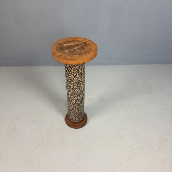 Image 1 of Piedestal van vintage behangdrukrol