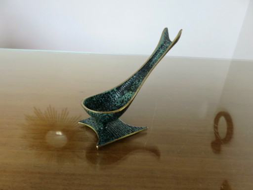 Soporte para pipa "Las golondrinas", de Walter Bosse, en bronce, 1950. – decoratieve objecten, Bronze