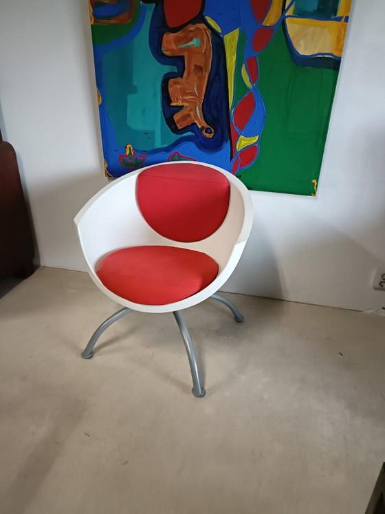 Poltrona a pozzetto vintage IKEA, Sedie girevoli, Metallo, Plastica, Grigio (foto 2 di 12)