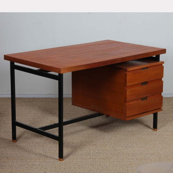 Image 1 of Vintage teak desk by Pierre Guariche, 1960s